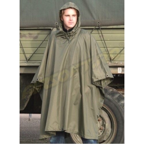 PONCHO MODEL RIPSTOP  (OLIV)
