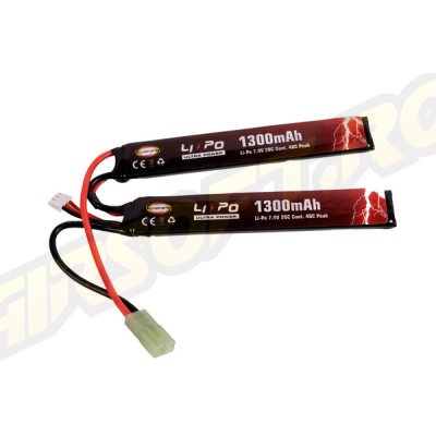 LI-PO - ACUMULATOR ULTRA POWER 7.4V - 1300 MAH - 20C - MINI-TYPE