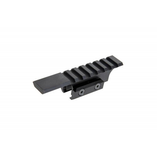 B-18U TOP MOUNTING RAIL FOR AKS-74U REPLICAS BLACK