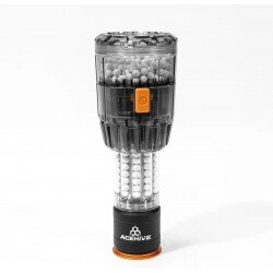 ACETECH ACEHIVE 40MM GAS GRENADES, 80 BBS (2 PCS) AND SPAWNER LOADER - TRANSPARENT