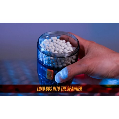 ACETECH ACEHIVE 40MM GRANATA A GAS, 80 BBS (2 PEZZI) E SPAWNER LOADER - TRASPARENTE