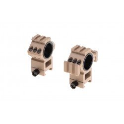 AIM-O TRI-SIDE ANELLI DI MONTAGGIO 25.44MM/30MM - DESERT