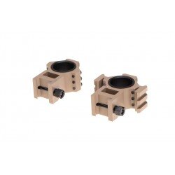AIM-O TRI-SIDE ANELLI DI MONTAGGIO 25.44MM/30MM - DESERT