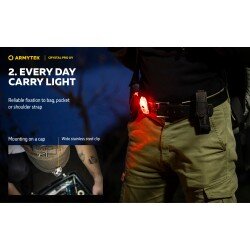 LANTERNA ARMYTEK MODEL CRYSTAL PRO UV - BLUE