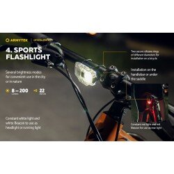 LANTERNA ARMYTEK MODEL CRYSTAL PRO UV - BLUE