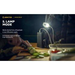 LANTERNA ARMYTEK MODEL CRYSTAL PRO UV - BLUE