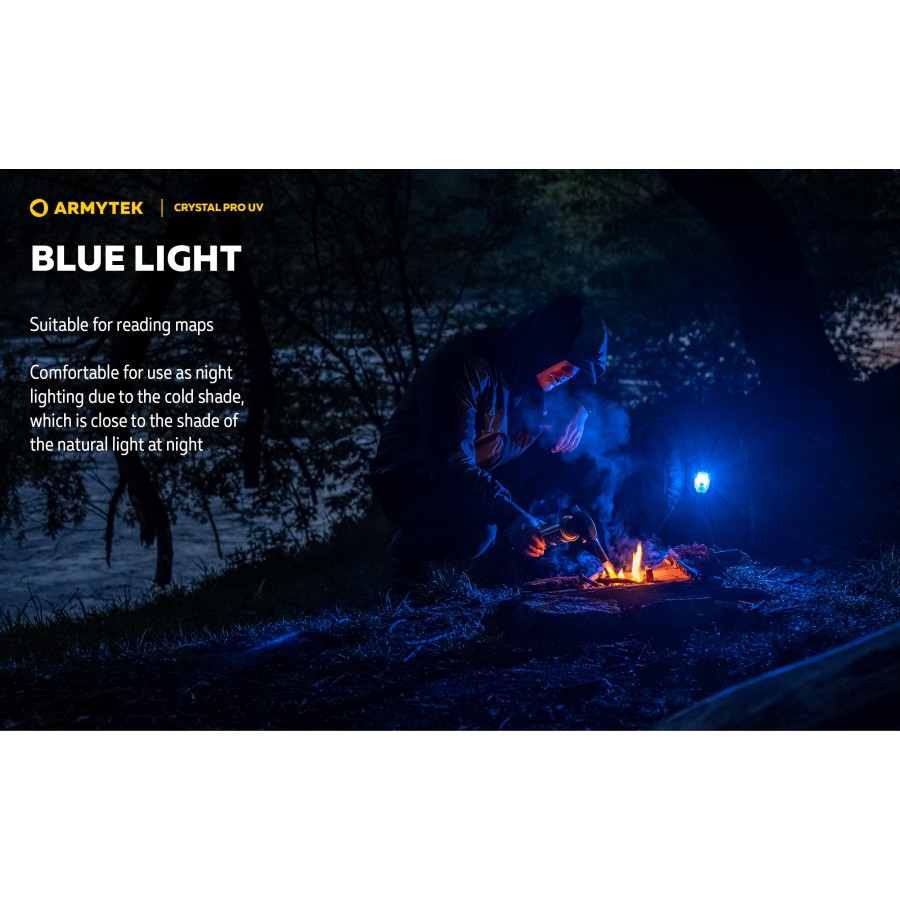 LANTERNA ARMYTEK MODEL CRYSTAL PRO UV - RED