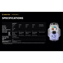 LANTERNA ARMYTEK MODEL CRYSTAL PRO UV - BLUE