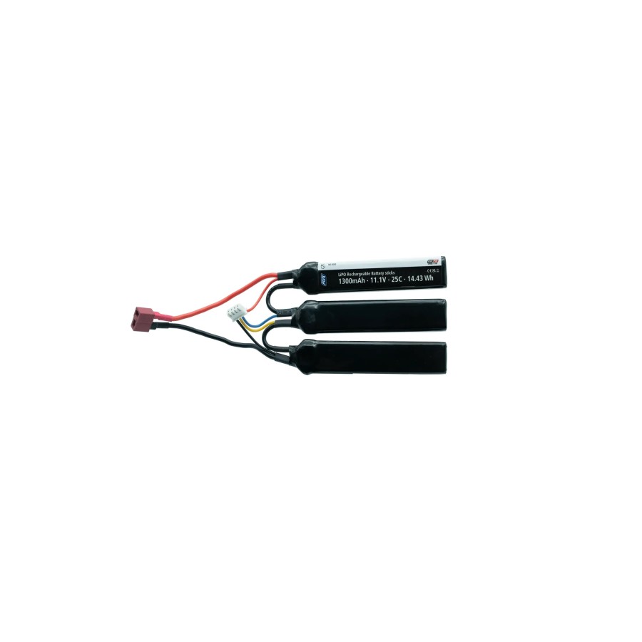 ASG-S2 LIPO - BATTERY 11.1V - 1300 MAH - 25C - T-PLUG