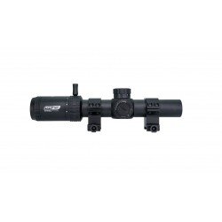 LUNETA MODEL LMTS-01 SHORT DOT 1-6X24 - 30MM - BLACK