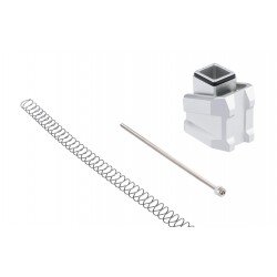 CTM ENLARGED ALUMINUM MAGAZINE BASE PLATE AAP-01 AND G-SERIES - SILVER