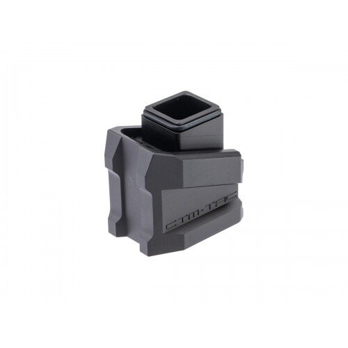 CTM ENLARGED ALUMINUM MAGAZINE BASE PLATE AAP-01 AND G-SERIES - BLACK
