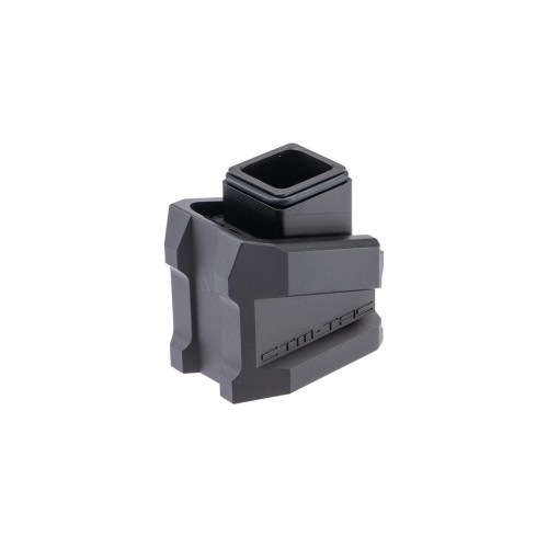 CTM ENLARGED ALUMINUM MAGAZINE BASE PLATE AAP-01 AND G-SERIES - BLACK