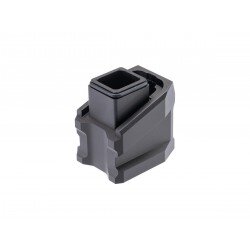 CTM ENLARGED ALUMINUM MAGAZINE BASE PLATE AAP-01 AND G-SERIES - BLACK