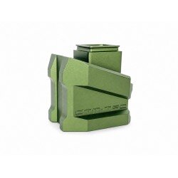 CTM PIASTRA DI BASE ALLARGATA IN ALLUMINIO PER AAP-01 E SERIE G - VERDE MILITARE