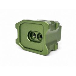 CTM PIASTRA DI BASE ALLARGATA IN ALLUMINIO PER AAP-01 E SERIE G - VERDE MILITARE
