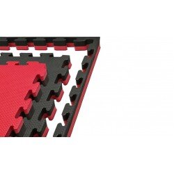 SALTEA TATAMI 1MX1M NEGRU/ROSU - 4CM