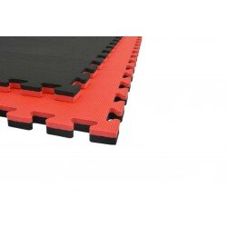 SALTEA TATAMI 1MX1M NEGRU/ROSU - 4CM