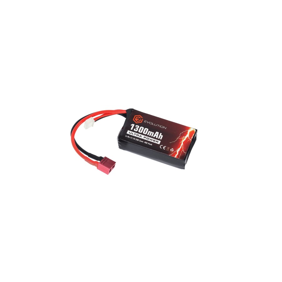 LI-PO ACUMULATOR ULTRA POWER - 11.1V - 1300MAH - T-PLUG + ADAPTER