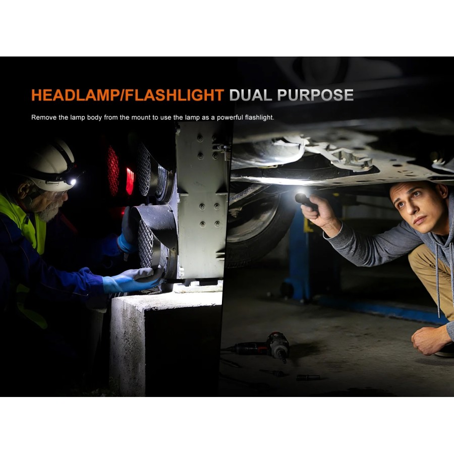 FENIX HM61R V3.0 RELIABLE MULTIFUNCTION HEADLAMP - BLACK