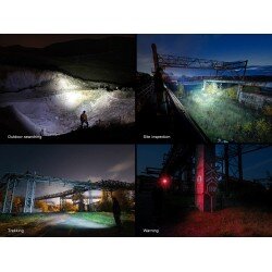 FENIX HM61R V3.0 RELIABLE MULTIFUNCTION HEADLAMP - BLACK
