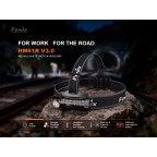 FENIX HM61R V3.0 RELIABLE MULTIFUNCTION HEADLAMP - BLACK