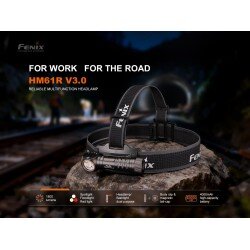 FENIX HM61R V3.0 RELIABLE MULTIFUNCTION HEADLAMP - BLACK