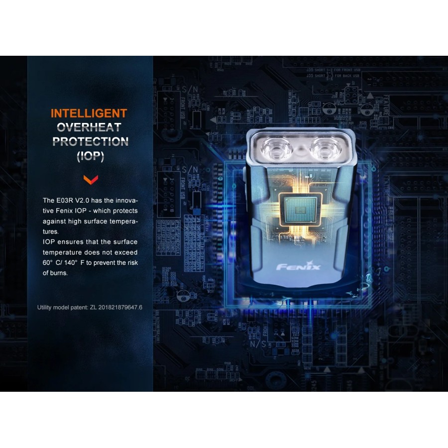 LANTERNA MODEL E03R V2.0 - BLUE