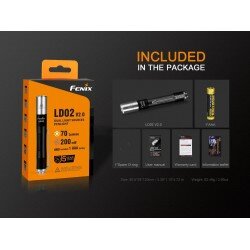 FENIX DUAL LIGHTING SOURCES PENLIGHT LD02 V2.0 LED