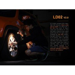 FENIX DUAL LIGHTING SOURCES PENLIGHT LD02 V2.0 LED