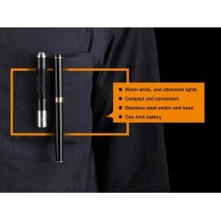 FENIX DUAL LIGHTING SOURCES PENLIGHT LD02 V2.0 LED