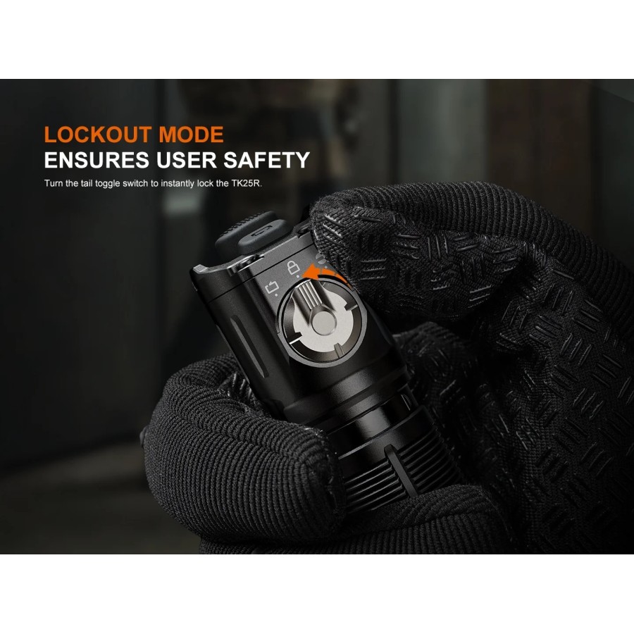 FENIX MULTIFUNCTION LAW ENFORCEMENT AND DUTY FLASHLIGHT TK25R