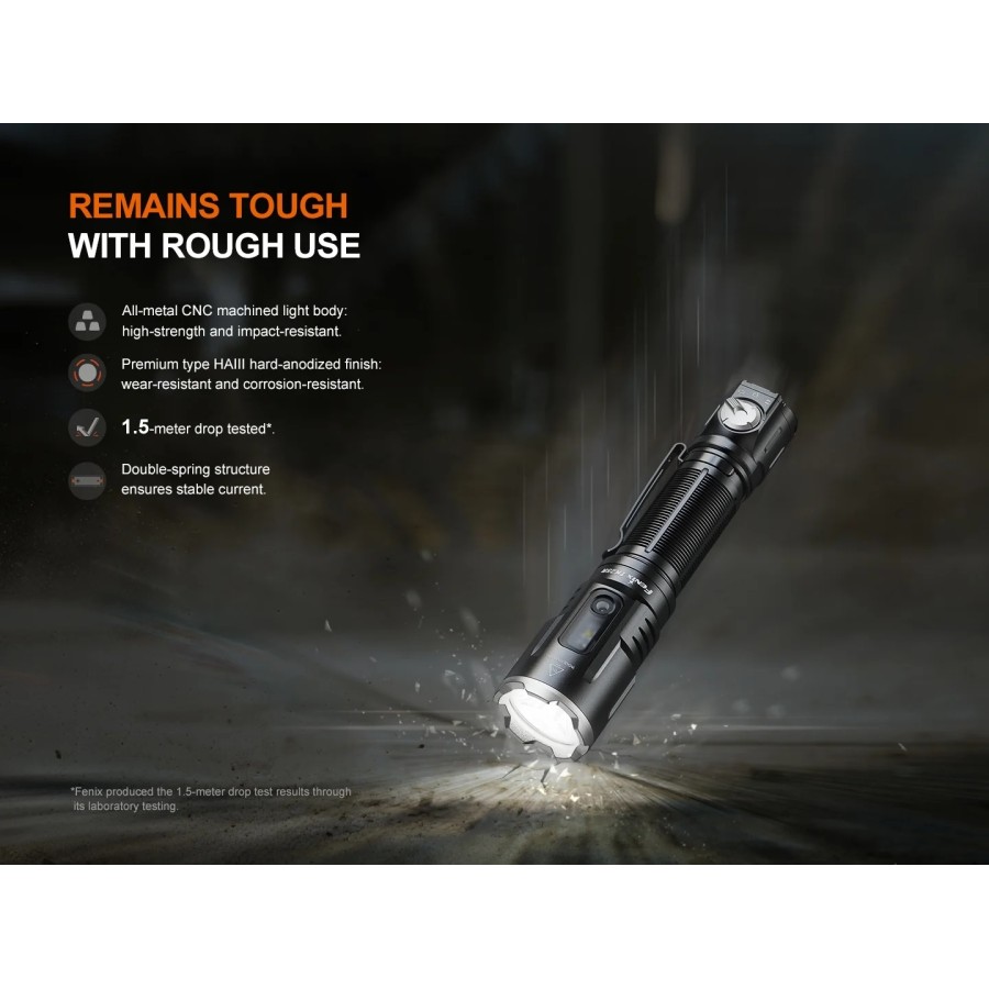 FENIX MULTIFUNCTION LAW ENFORCEMENT AND DUTY FLASHLIGHT TK25R