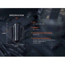 TOC DE PIELE PENTRU LANTERNA - FENIX ALP-20