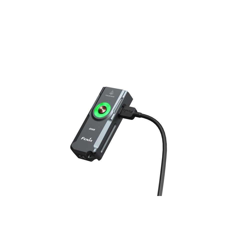 FENIX E06R KEYCHAIN FLASHLIGHT - 3 IN 1 - GREY