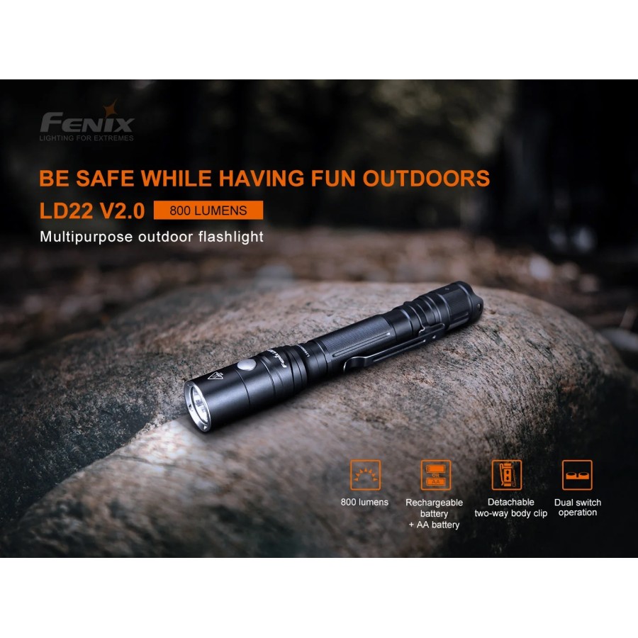 FENIX TORCIA MULTIUSO PER ESTERNI LD22 V2.0