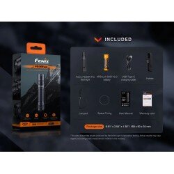 FENIX TORCIA TATTICA RICARICABILE PER IMPIEGHI PESANTI PD36R PRO