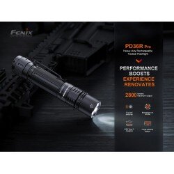FENIX TORCIA TATTICA RICARICABILE PER IMPIEGHI PESANTI PD36R PRO