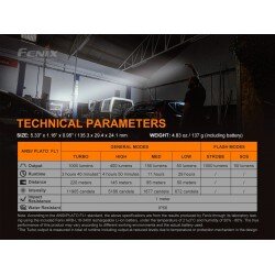 FENIX LAMPADA DA LAVORO RICARICABILE E ORIENTABILE WT25R