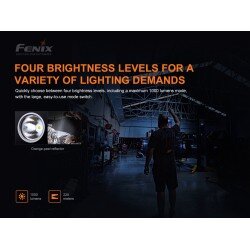 FENIX LAMPADA DA LAVORO RICARICABILE E ORIENTABILE WT25R