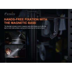 FENIX LAMPADA DA LAVORO RICARICABILE E ORIENTABILE WT25R