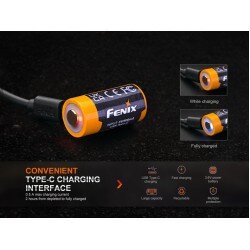 ACUMULATOR FENIX RCR123A / 16340 / 800MAH (LI-ION)