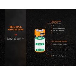 ACUMULATOR FENIX RCR123A / 16340 / 800MAH (LI-ION)