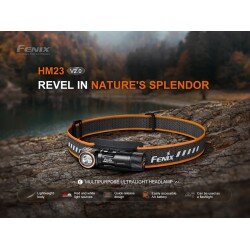 FENIX MULTIPURPOSE ULTRALIGHT HEADLAMP HM23 V2.0