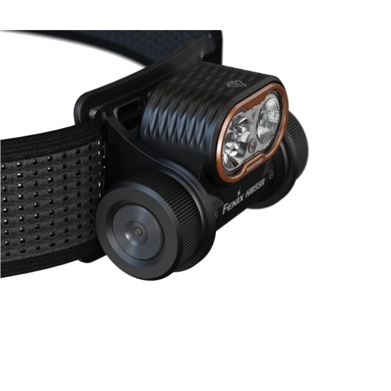 FENIX HM55R LAMPADA FRONTALE MULTI-LED LEGGERA PER ESTERNI - 1200 LUMEN - VIOLA NEBULA