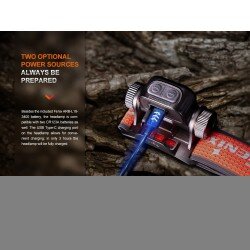 FENIX HM65R-T V2.0 RECHARGEABLE HEADLAMP - BLACK