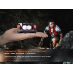 FENIX HM65R-T V2.0 LAMPADA FRONTALE RICARICABILE - NERO