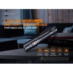 FENIX LD32 PORTABLE UVC FLASHLIGHT
