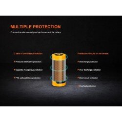 ACUMULATOR FENIX RCR123A / 16340 / 950MAH (LI-ION)