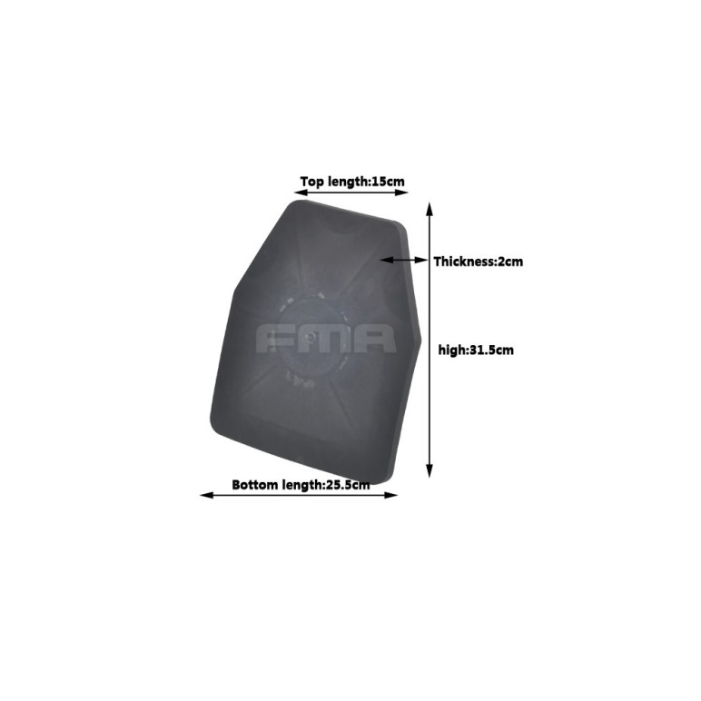 FMA PIASTRA SAPI DUMMY (1 PEZZO)- NERO